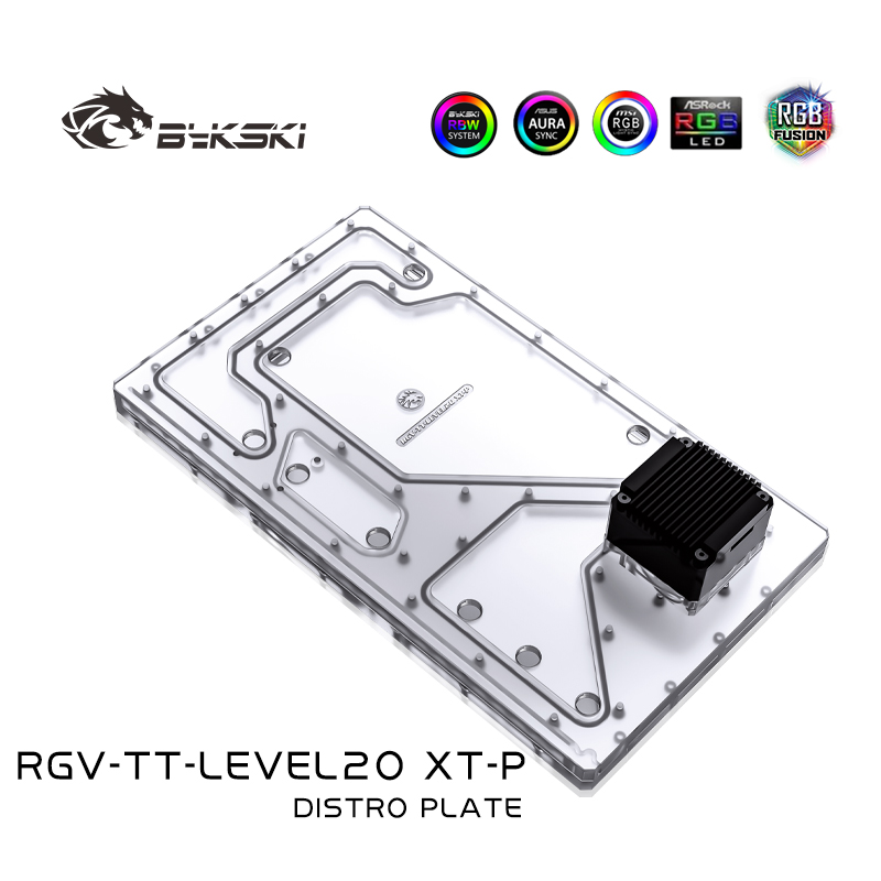 Bykski RGV-TT-LEVEL20XT-P Acry - Distro Plate Ddc Pump Combo ulasan dan harga