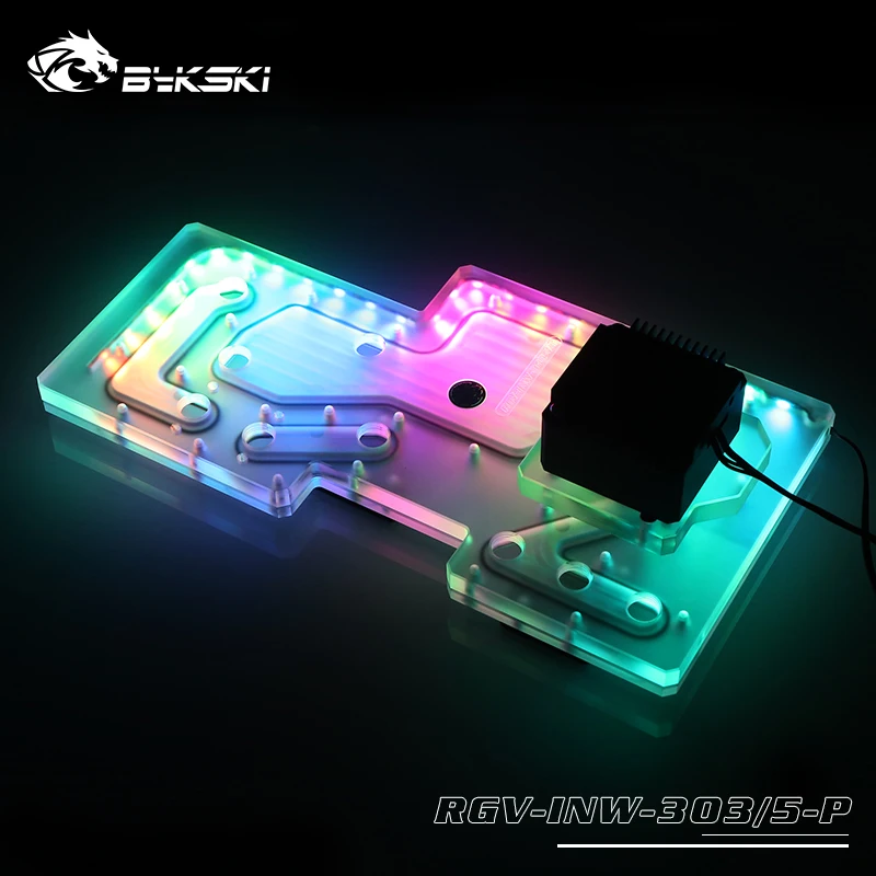 BYKSKI Acrylic Board Water Cha - Distro Plate Ddc Pump Combo ulasan dan harga