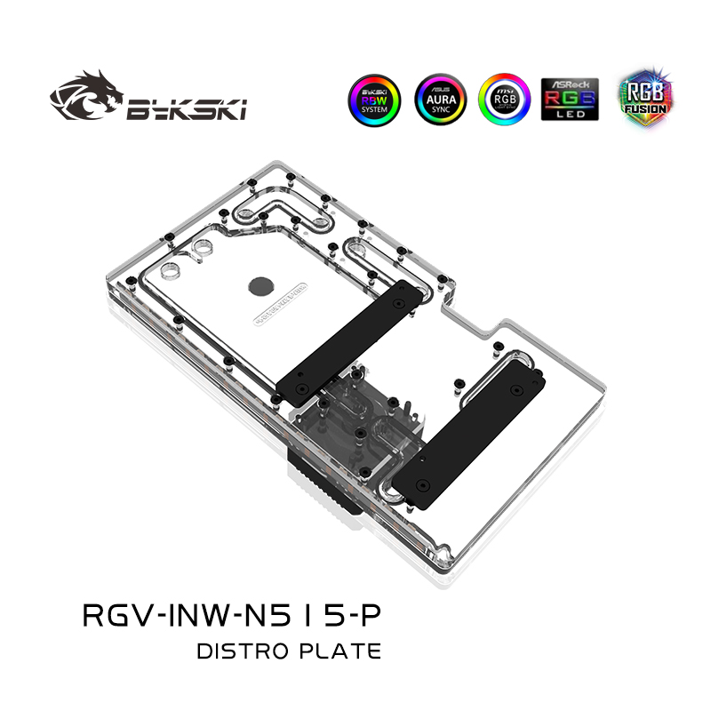 Bykski Acrylic Distro Plate Us - Distro Plate Ddc Pump Combo ulasan dan harga