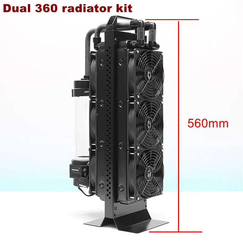Dual radiator external water c - External Radiator Water Cooling Kit ulasan dan harga