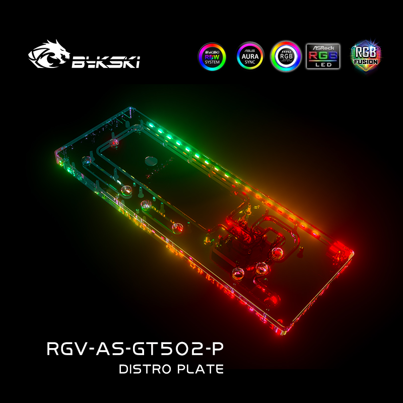 Bykski Acrylic Distro Plate /B - Distro Plate Ddc Pump Combo ulasan dan harga