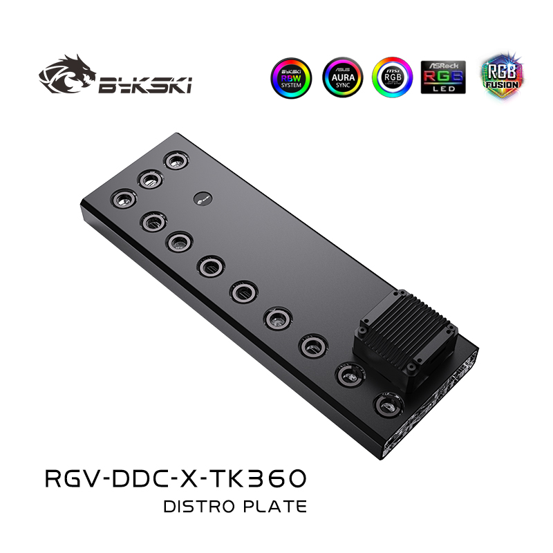 Bykski Acrylic Distro Plate /  - Distro Plate Ddc Pump Combo ulasan dan harga