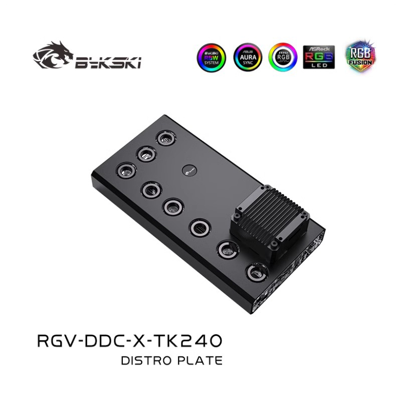 Bykski Acrylic Distro Plate /  - Distro Plate Ddc Pump Combo ulasan dan harga