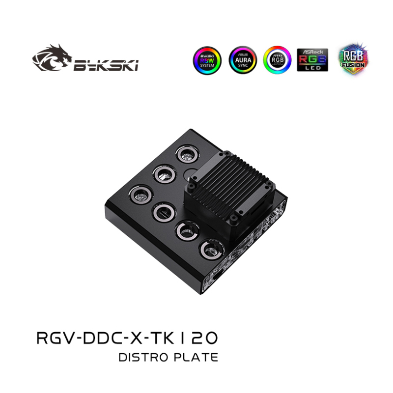 Bykski Acrylic Distro Plate /  - Distro Plate Ddc Pump Combo ulasan dan harga