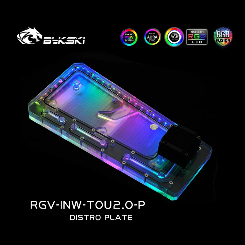 BYKSKI Acrylic Board Water Cha - Distro Plate Ddc Pump Combo ulasan dan harga