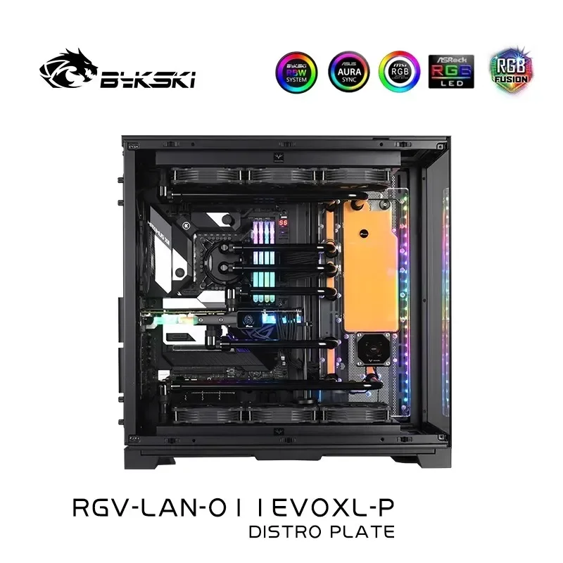 Bykski Acrylic Distro Plate /B - Distro Plate Ddc Pump Combo ulasan dan harga