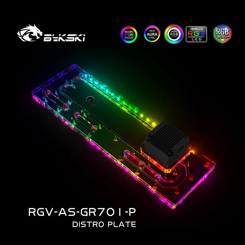 BYKSKI Distro Plate Acrylic Re - Distro Plate Ddc Pump Combo ulasan dan harga