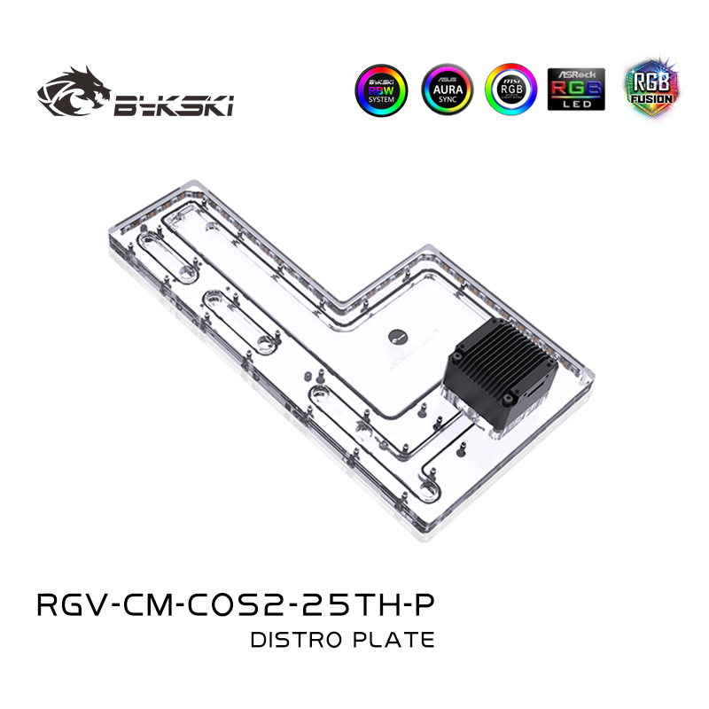 BYKSKI RGV-CM-COS2-25TH-P Acry - Distro Plate Ddc Pump Combo ulasan dan harga