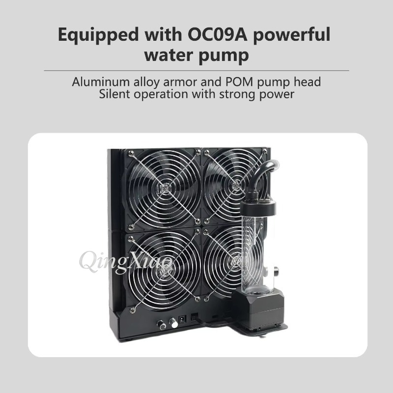 4 Fan Radiator Pump And Water  - External Radiator Water Cooling Kit ulasan dan harga