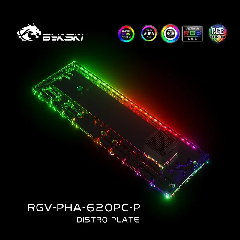 Bykski Acrylic Distro Plate /B - Distro Plate Ddc Pump Combo ulasan dan harga