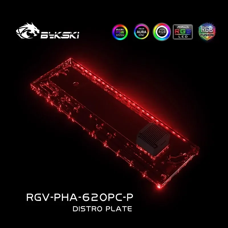 Bykski Acrylic Distro Plate /B - Distro Plate Ddc Pump Combo ulasan dan harga