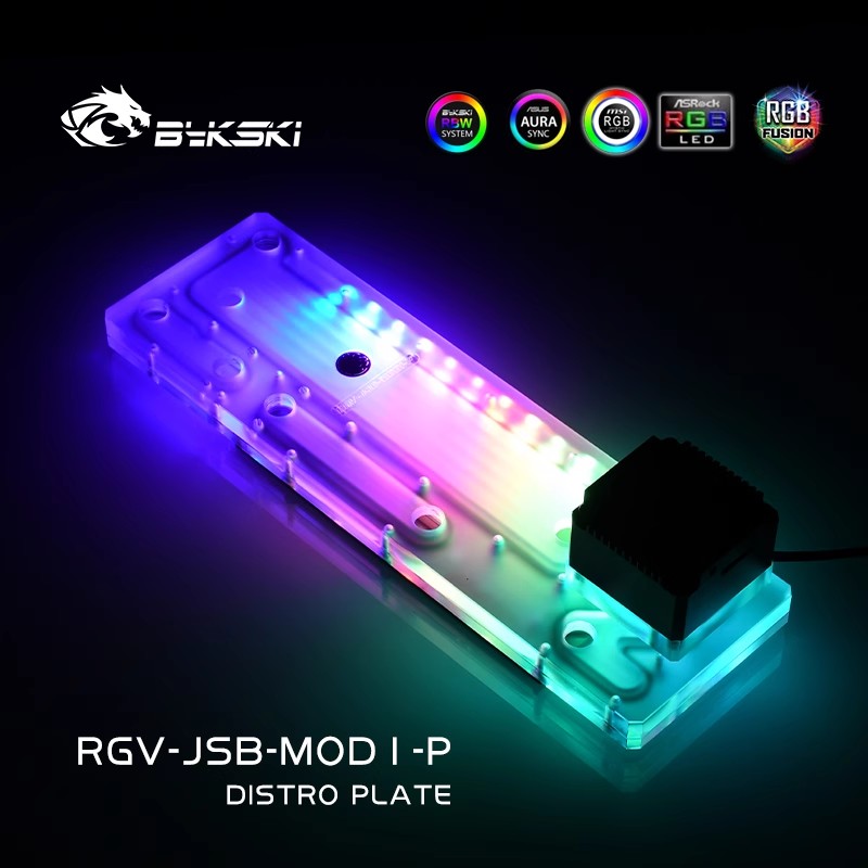 BYKSKI Acrylic Board Water Cha - Distro Plate Ddc Pump Combo ulasan dan harga